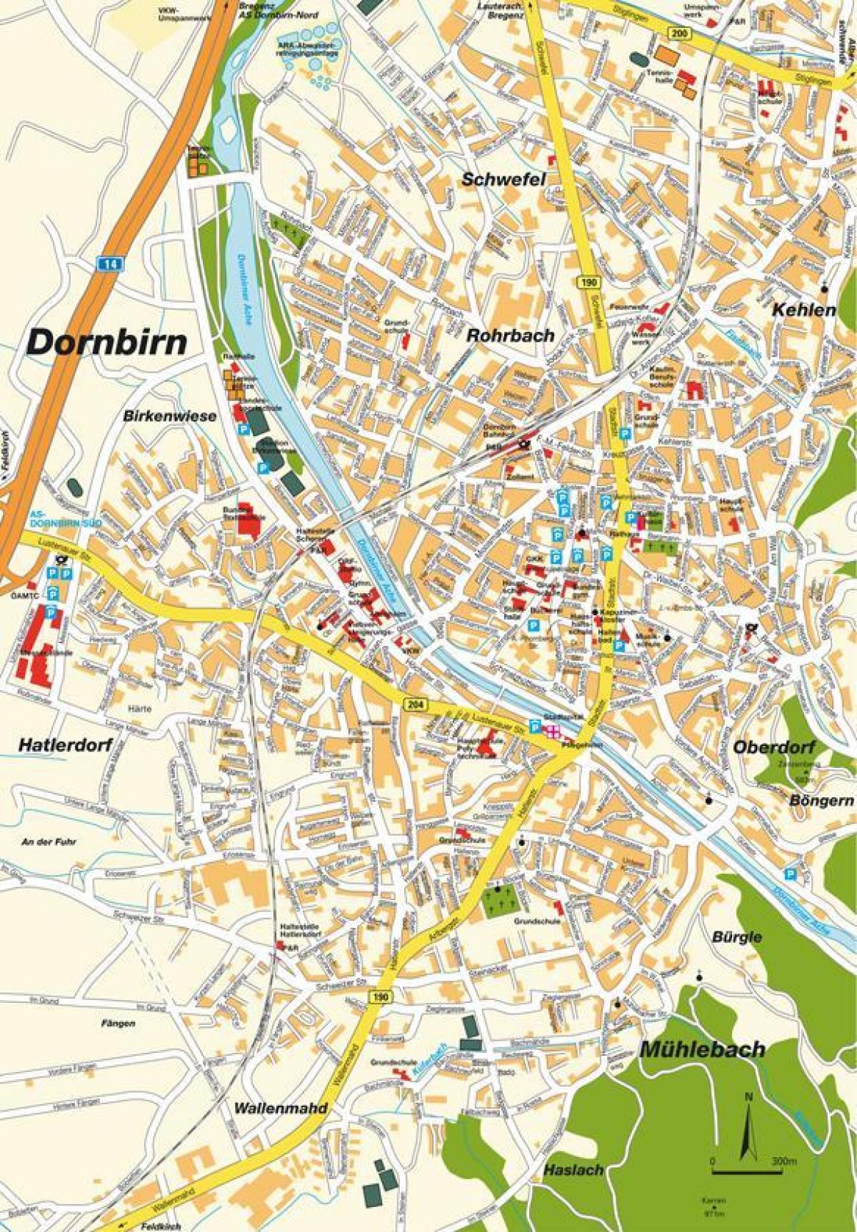 mappa di dornbirn, austria