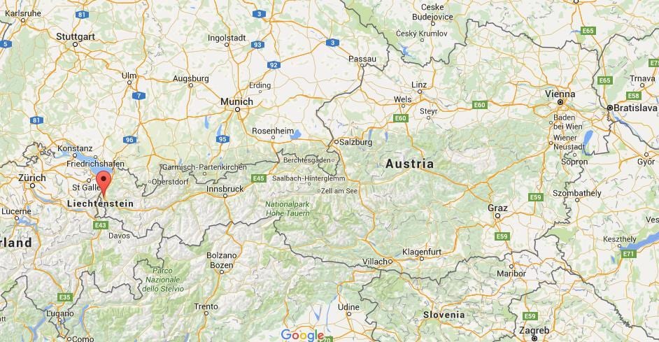 mappa di feldkirch, austria