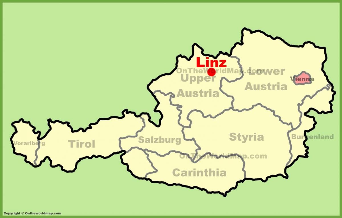 mappa di linz, austria