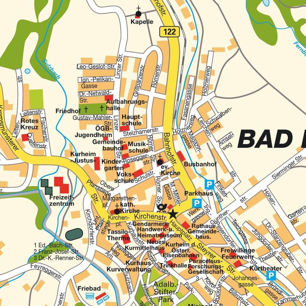 mappa di sala austria