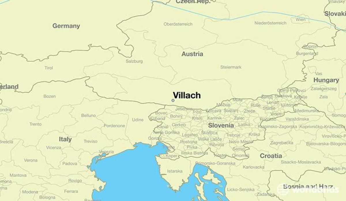 mappa di villach, austria