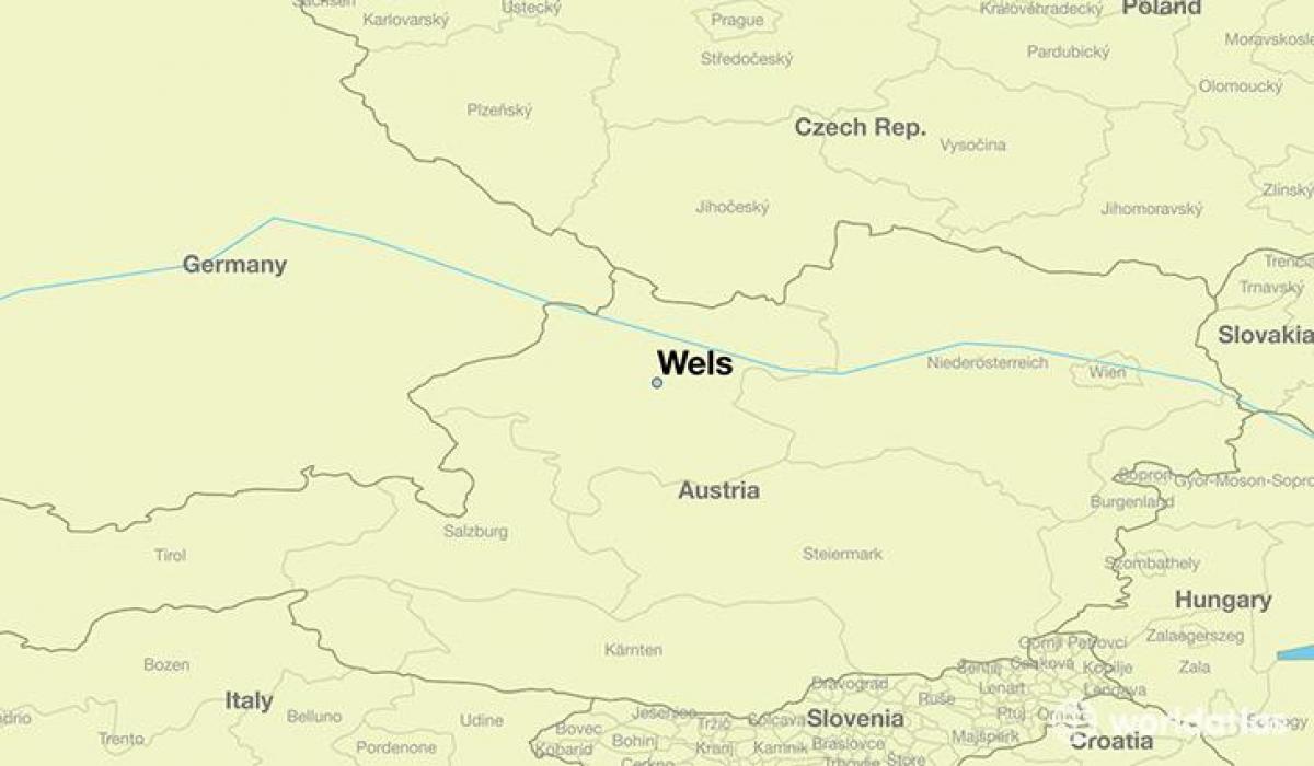 mappa di wels, austria