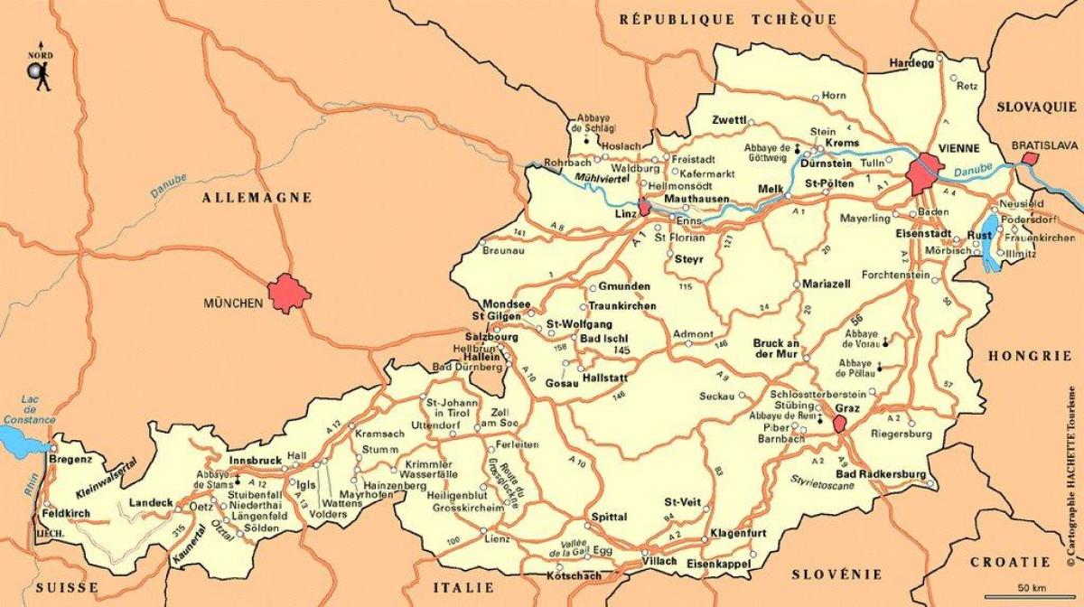 mappa di vienna, austria