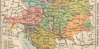 Austria ungheria mappa 1900