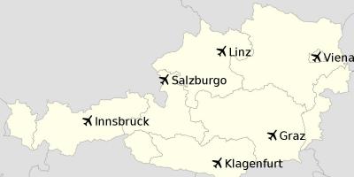 Aeroporti austria mappa