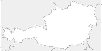 Mappa di austria struttura della mappa