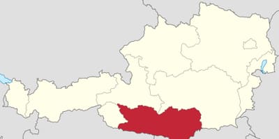 Mappa, in carinzia, austria 