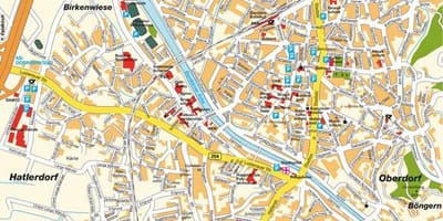 Mappa di dornbirn, austria