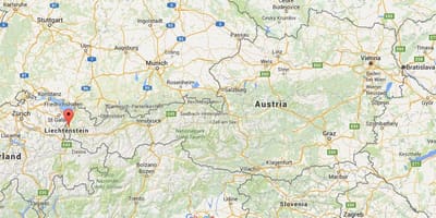Mappa di feldkirch, austria