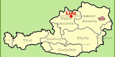 Mappa di linz, austria