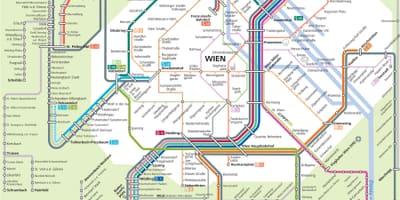 Stazioni ferroviarie austria di vienna la mappa