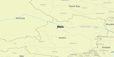 Mappa di wels, austria